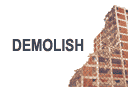 demolish